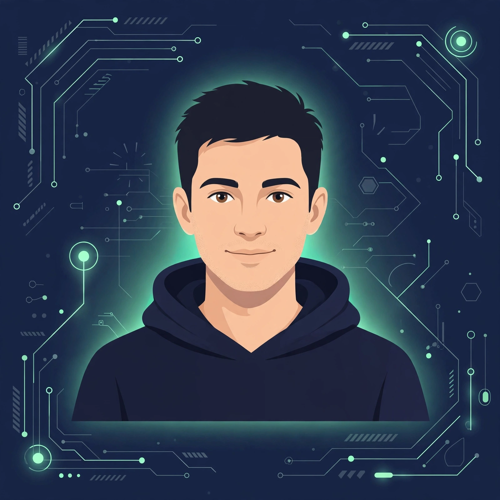 Illustrated portrait of Springmusk